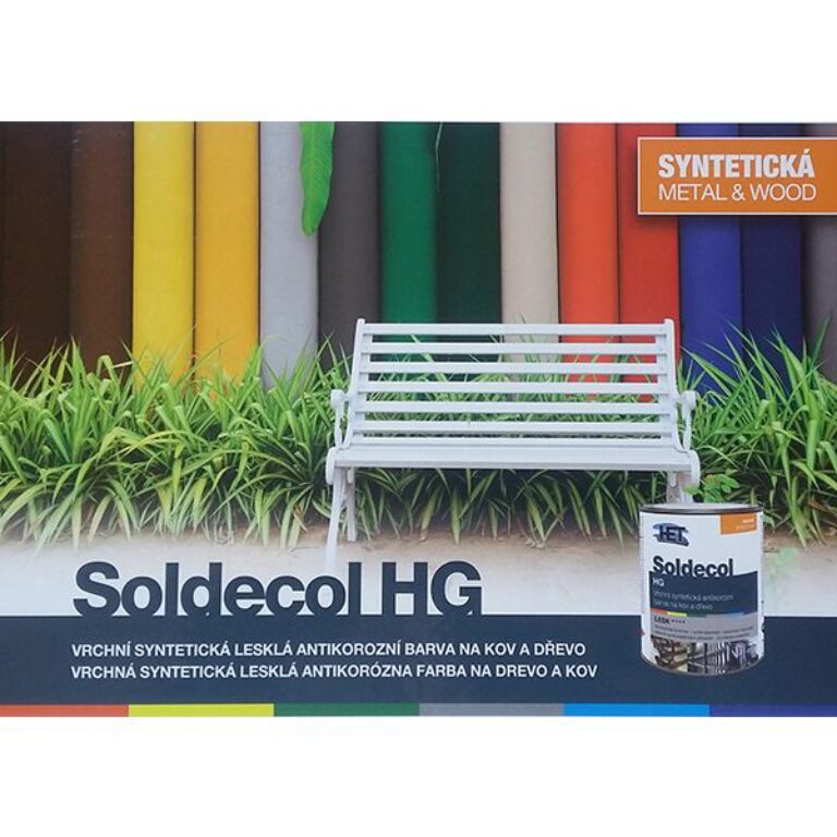 Soldecol SHG 1009  syntetická barva šedý světlý 0,75l                          