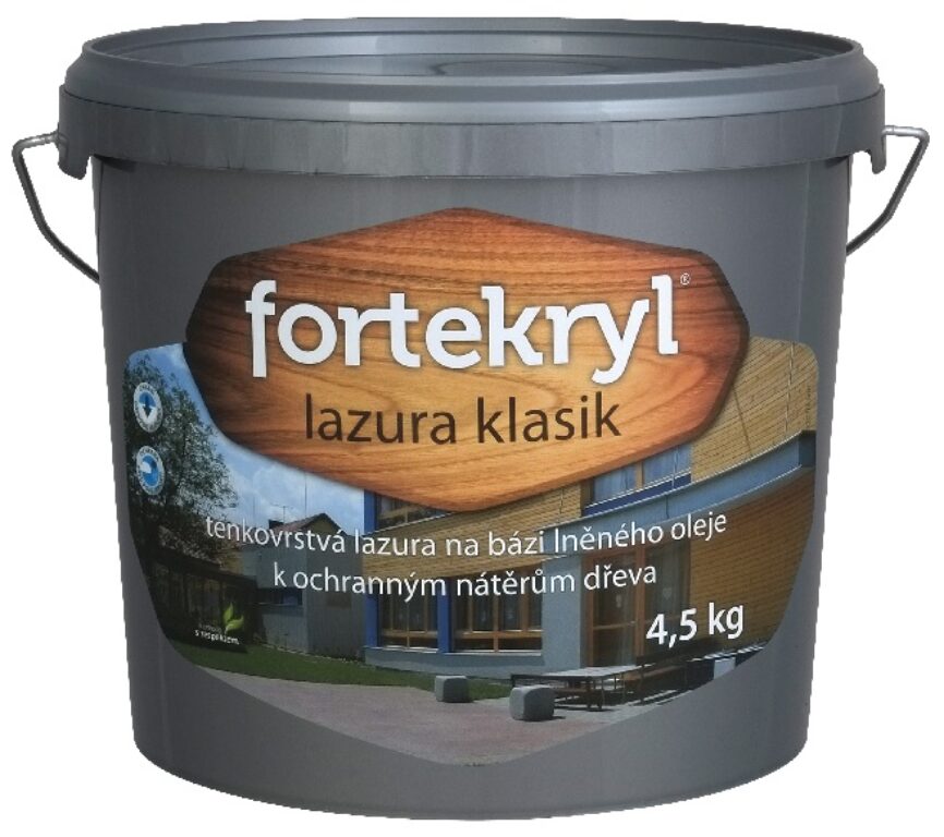 FORTEKRYL lazura Klasik 4,5kg teak                          