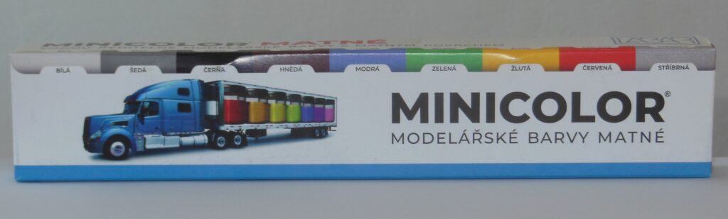 Minicolor modelářská barva matná sada 9x16g                          