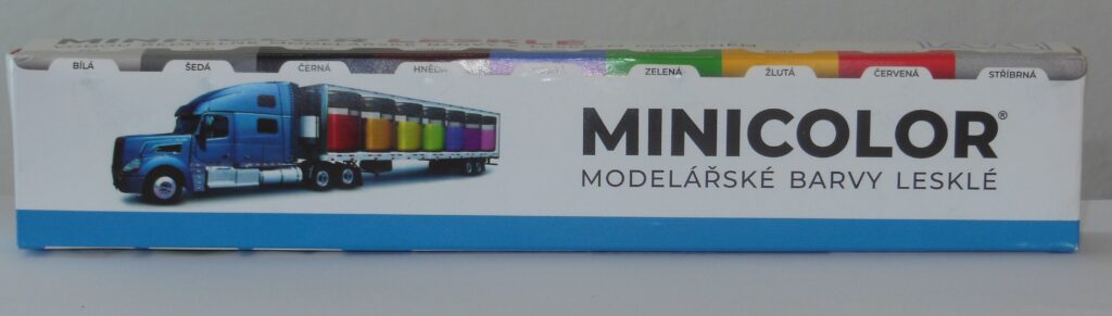 Minicolor modelářská barva lesklá sada 9x16g                          