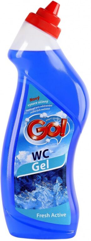 GO WC gel Fresh active 750ml modrý                          
