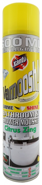 Xanto Vamoosh čistící pěna na koupelny Citrus 600ml